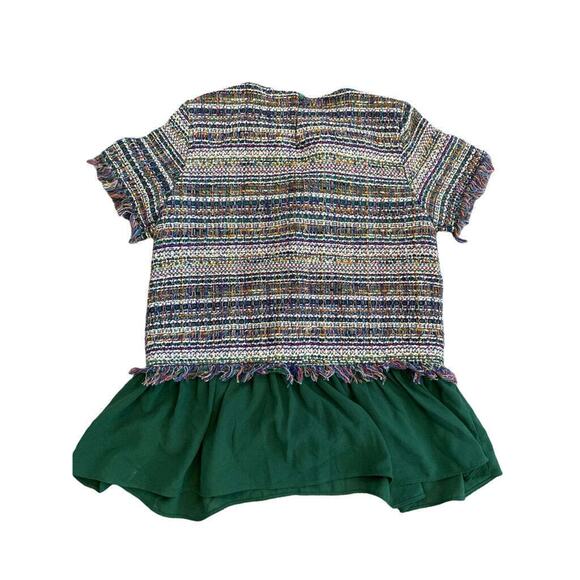 XS Jade Melody Tam Tweed Skirted Blouse - Picture 2 of 3
